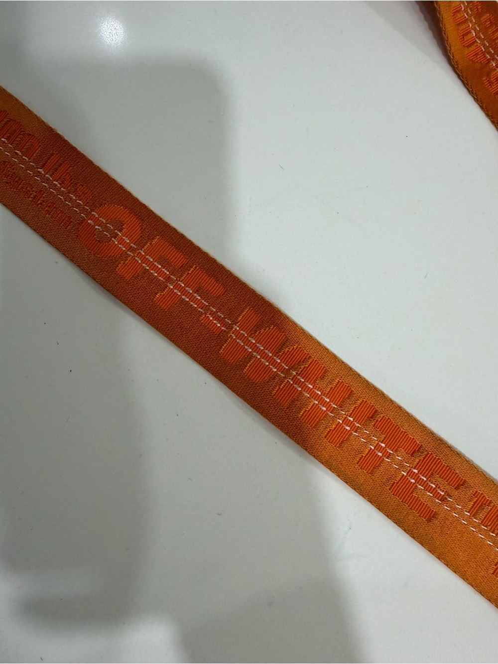 Off-White Orange Industrial Belt - Picture 5 of 5